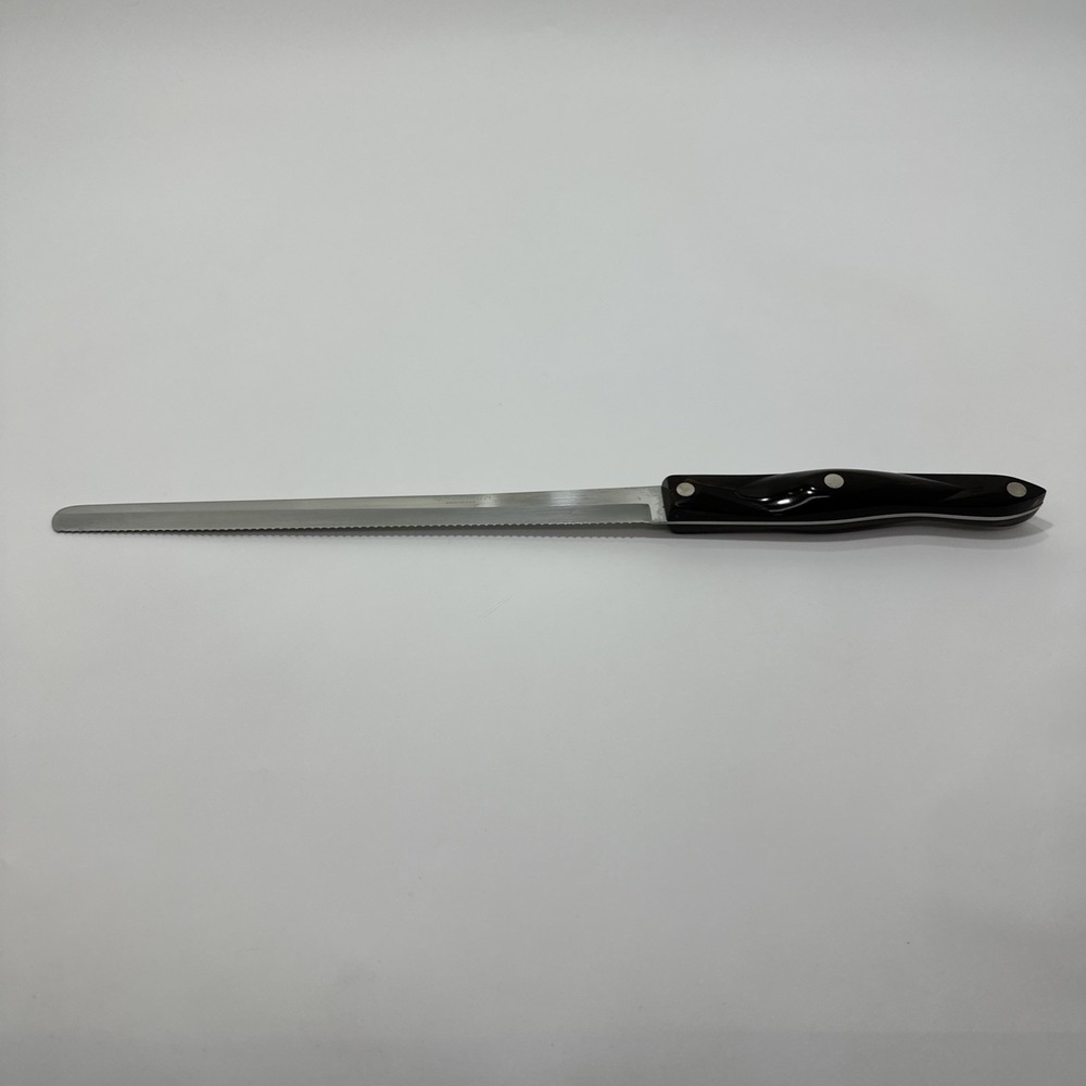 Vintage Cutco 1724 10” Blade French Chef Knife Classic Brown Orange Handle USA